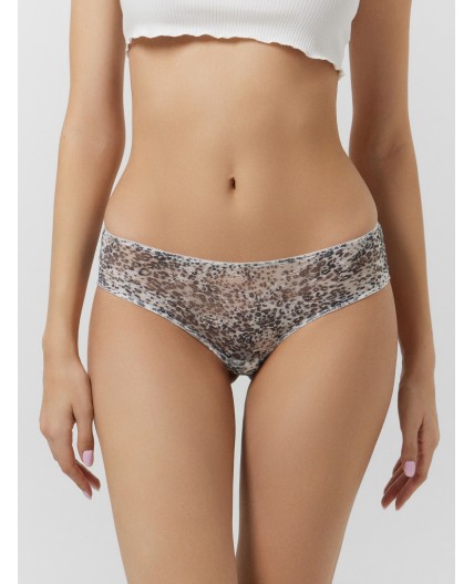 Трусы анималистичный принт на белом