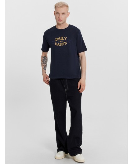 Футболка неви +печать