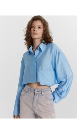 Рубашка голубой