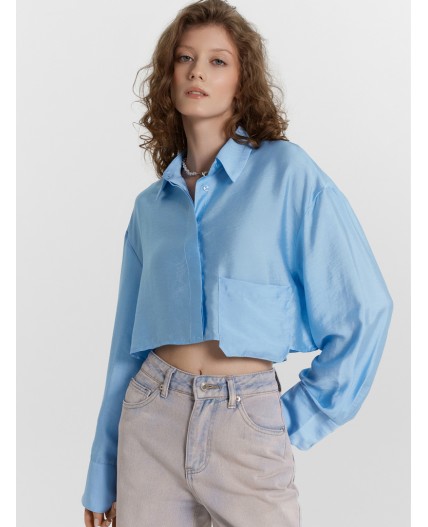 Рубашка голубой