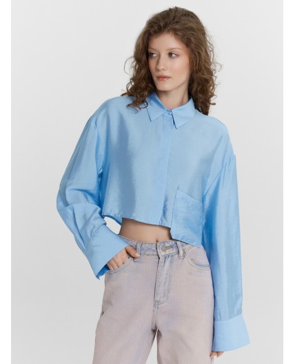Рубашка голубой