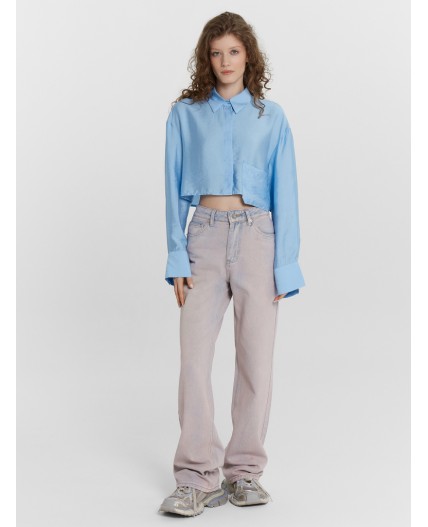 Рубашка голубой