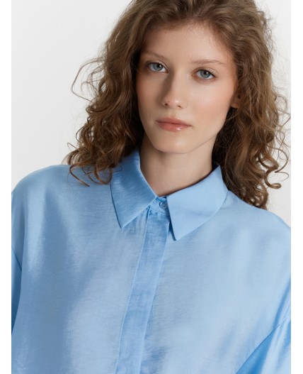 Рубашка голубой