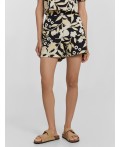 Шорты цветы на черном