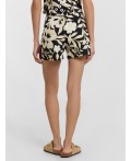 Шорты цветы на черном