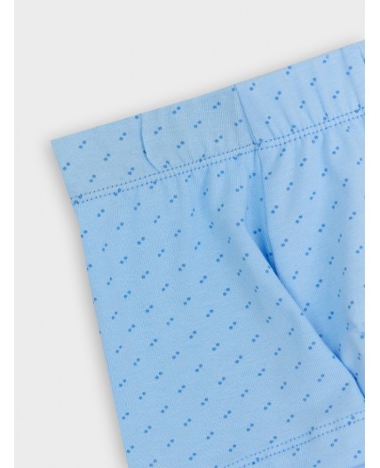 Трусы синие точки на голубом