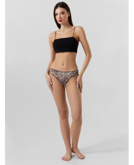 Трусы анималистичный принт на белом