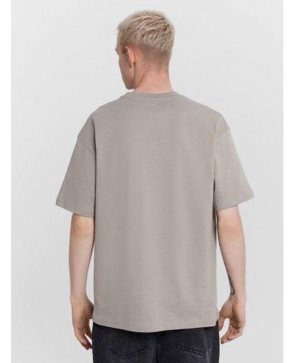 Футболка серо -зеленый
