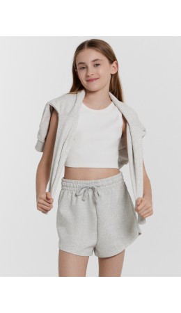 Шорты серый меланж 4306-А