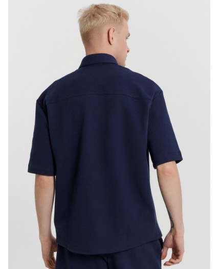 Рубашка глубокий синий