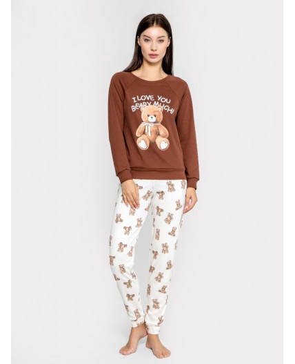 Комплект капучино +мишки на молочном