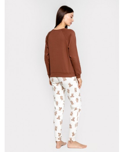 Комплект капучино +мишки на молочном