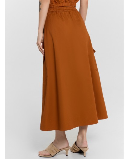 Юбка карамель