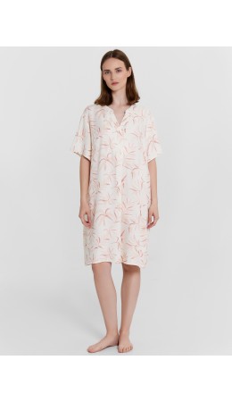 Туника листики на молочном