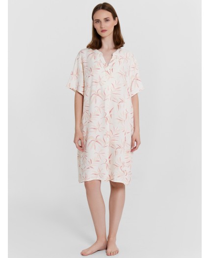 Туника листики на молочном