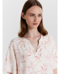 Туника листики на молочном
