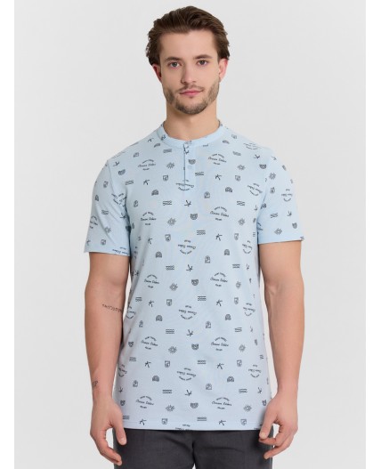 Футболка набивка морская