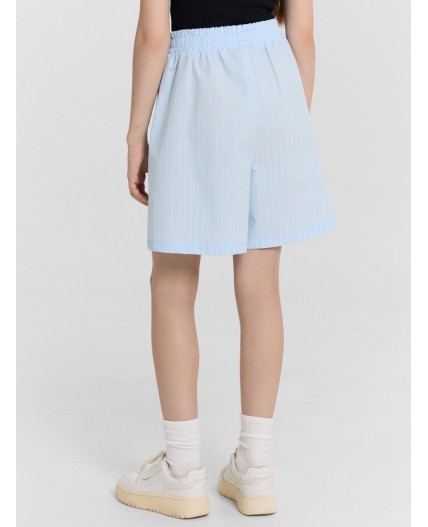Шорты полоска на голубом