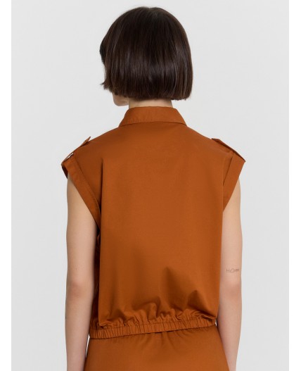 Блузка карамель