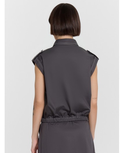 Блузка серый