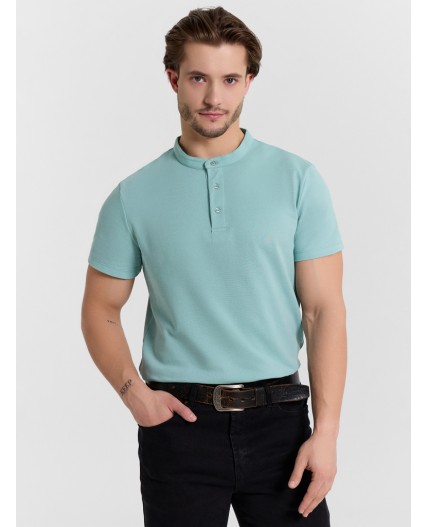 Футболка пыльная бирюза