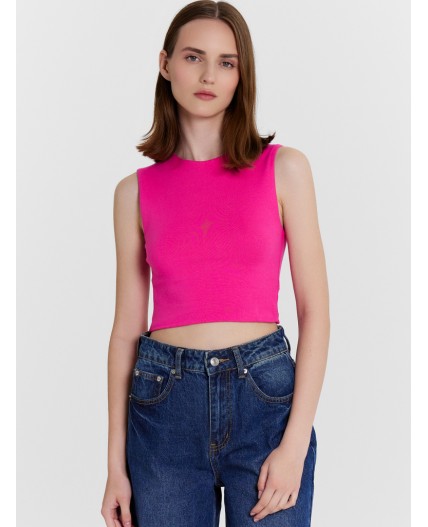 Топ розовый