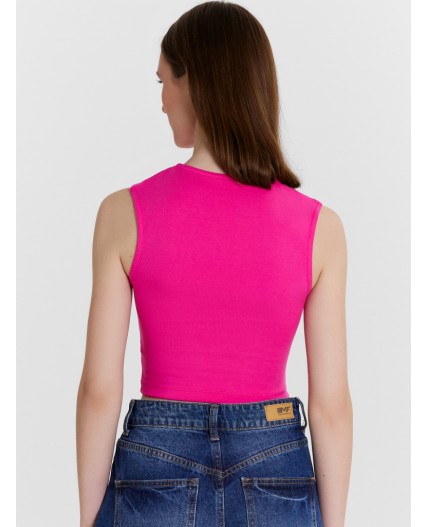 Топ розовый