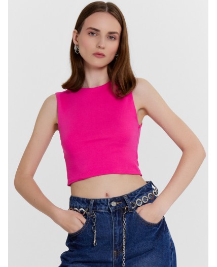 Топ розовый