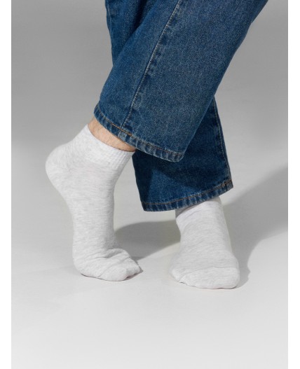 Носки св.серый меланж