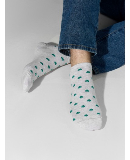 Носки св.серый меланж