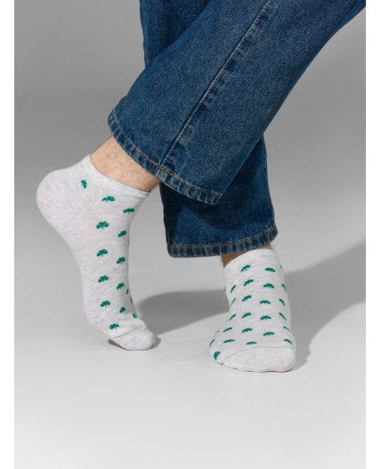 Носки св.серый меланж