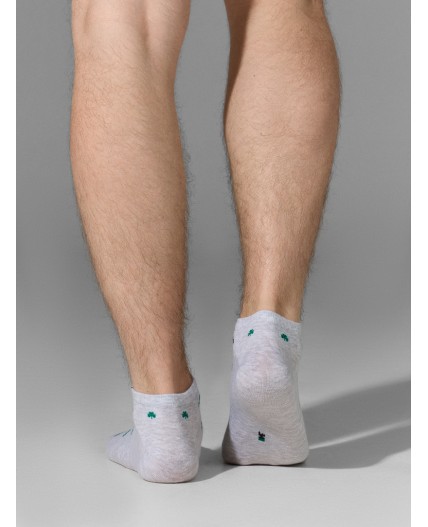Носки св.серый меланж