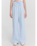 Брюки полоска на голубом