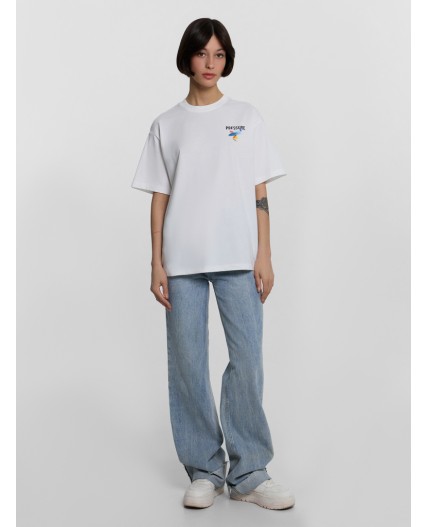 Футболка белый +печать8