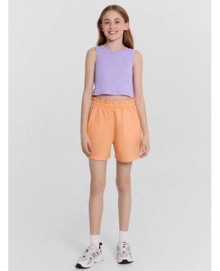 Шорты персик