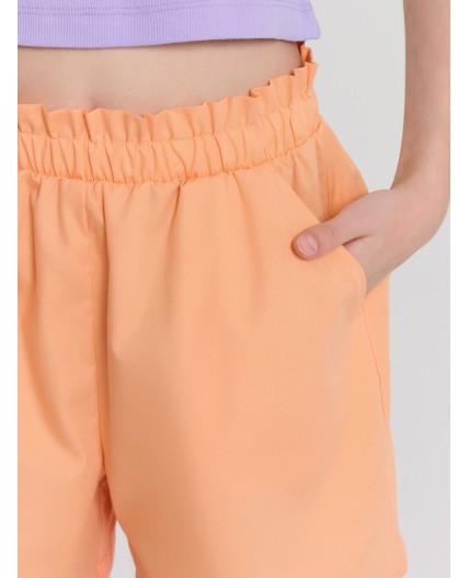 Шорты персик