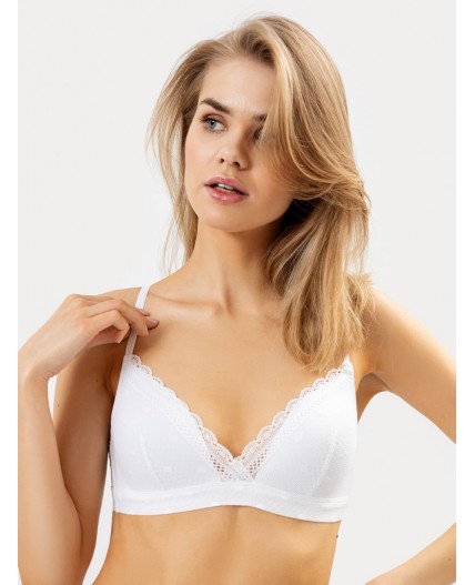 Бюстгальтер белый