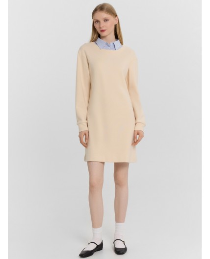Платье св.бежевый меланж 5120-А