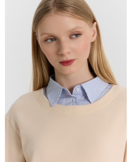 Платье св.бежевый меланж 5120-А