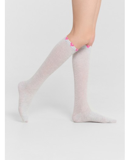 Гольфы св.серый меланж