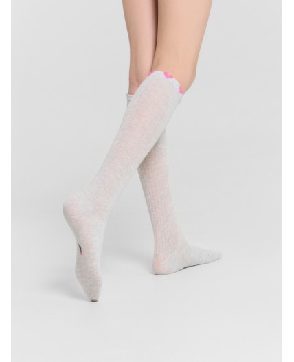 Гольфы св.серый меланж