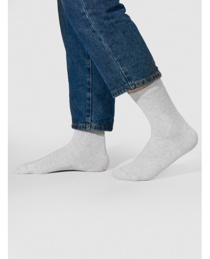 Носки св.серый меланж