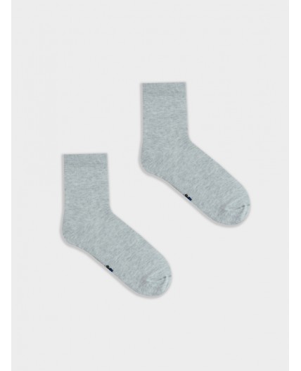 Носки св.серый меланж