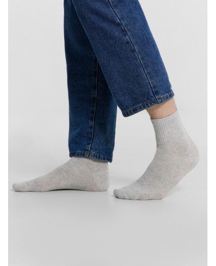 Носки св.серый меланж