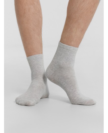Носки св.серый меланж