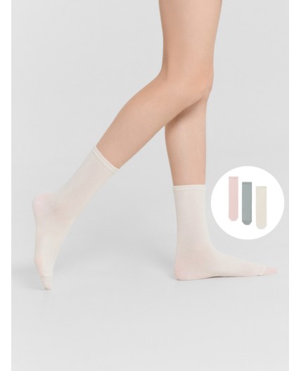 Носки молочный /св.эвкалипт /зефирный/