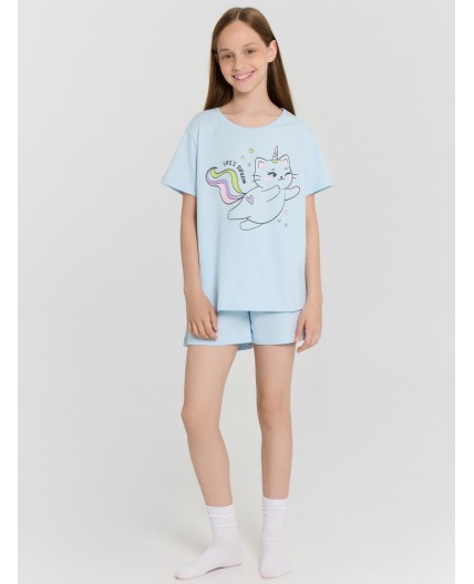 Комплект голубой +печать