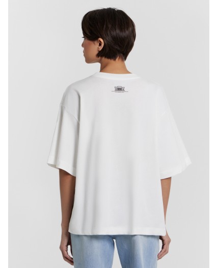 Футболка белый +печать16