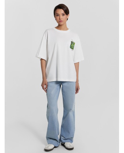 Футболка белый +печать16