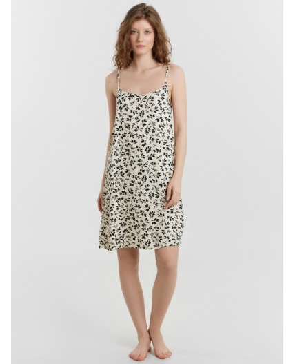 Сарафан листики на молочном